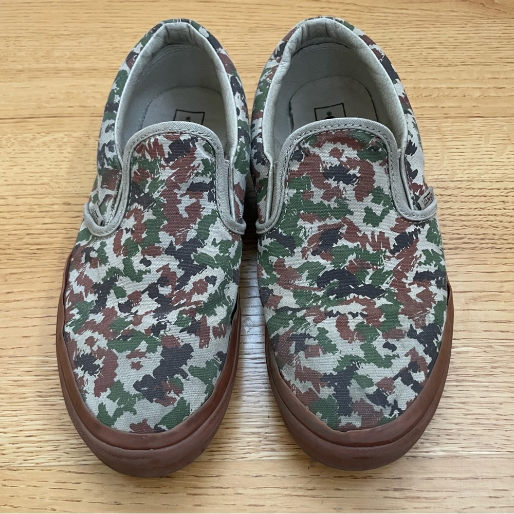 Vans Camo Slip Ons 7